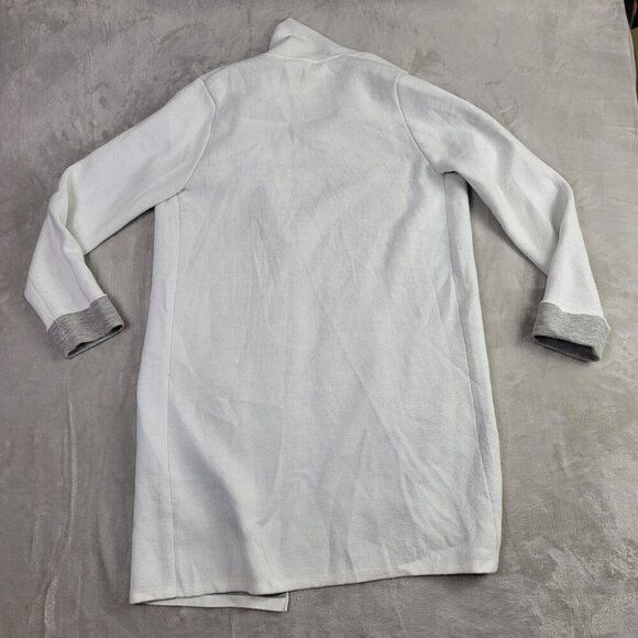 T Tahari White & Gray Colorblock Women's Sweater Cardigan | Size M - Picture 9 of 9